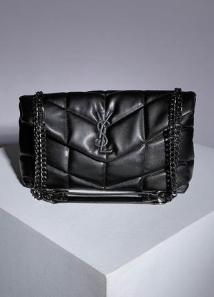 Сумка в стилі Saint Laurent YSL-logo leather belt