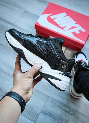 Кроссовки nike m2k tecno black-white 4