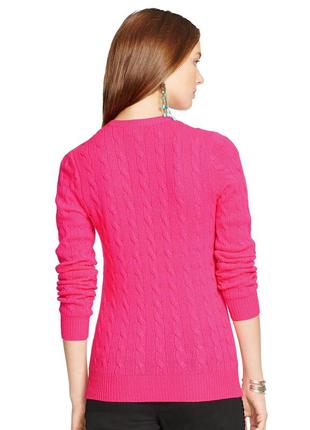 Оригінальний бавовняний светр в коси polo ralph lauren sport cable knit9 фото