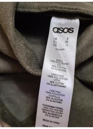 Платье под замш asos/с карманами/в стиле бохо6 фото