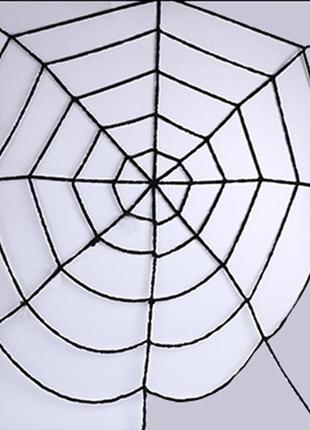 Большая паутина прикол resteq. жуткая паутина 3,6м. декоративная, велюровая паутина2 фото
