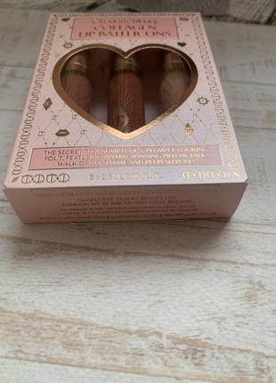 Набір для губ charlotte tilbury collagen lip bath icons: lip gloss gift set3 фото