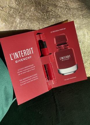 Тестер парфуму givenchy l'interdit rouge