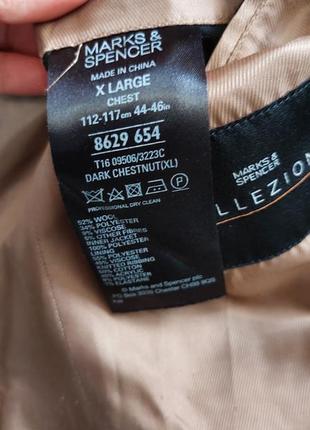 Пальто тренч з подвійним коміром marks&spencer, xl-xxl (52-54)3 фото