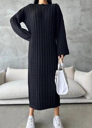 Туреччина сукня максі чорний та айворі колір