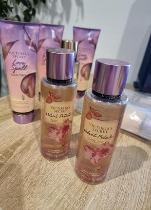 Парфумований спрей міст для тіла love spell golden від victoria's secret