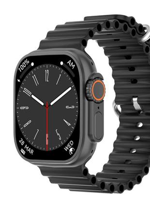 Смарт-часы водонепроницаемые smartx8 ultra с функцией звонка2 фото
