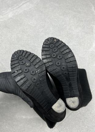 Туфлі на підборах замшеві утеплені на каблуках4 фото