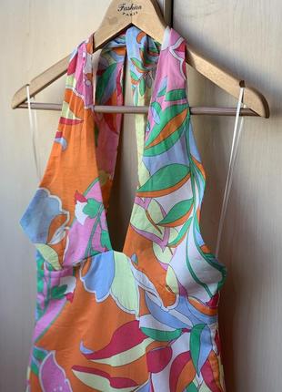 Стильна яскрава коротка сукня зі свіжих колекцій zara7 фото