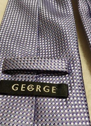Качественный стильный брендовый галстук george6 фото