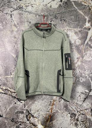 Мужская крутая оригинальная флисовая кофта berghaus размер xl