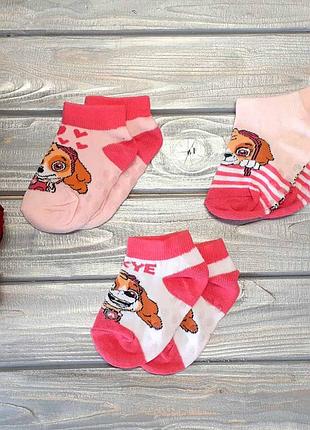 Короткі шкарпетки зі стоперами "щенячий патруль" бельгія