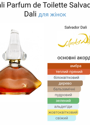 Dali parfum de toilette salvador dali, 22/30 ml - оригінал, старий випуск5 фото