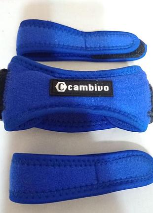 Детский коленный бандаж cambivo+ремешка для баскетбола, пеших прогулок, фитнеса, бейсбола