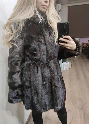 Продам свою шубу норкову, норка у відмінному стані коричнева шубка тепла мягенька