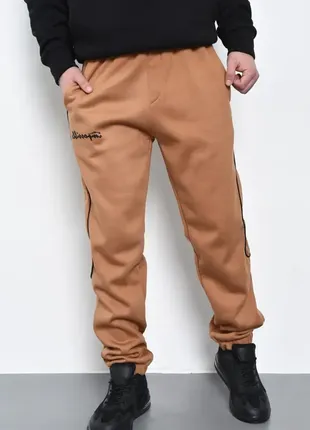 Утепленные спортивные штаны на флисе брюки