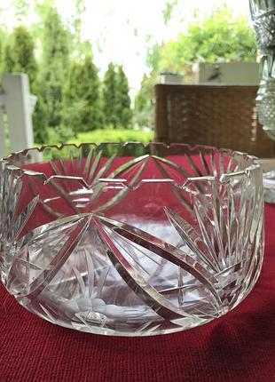 Хрустальный салатник