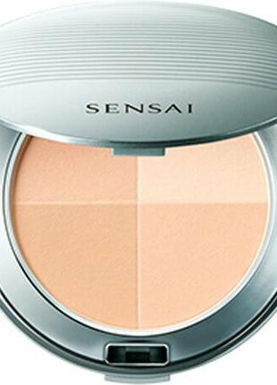 Sensai pressed powder компактная пудра 8 г рефил с кистью1 фото