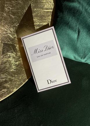 Тестер парфуму dior miss dior