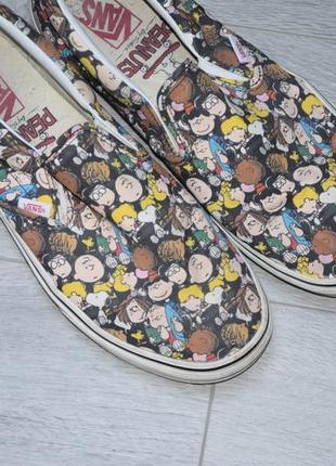 Чоловічі кеди vans колаб з peanuts (snoopy, снупі)