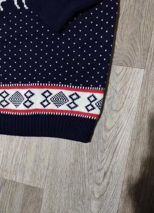 Мужской свитер / knitwear gallery / vintage / свитер с оленями / кофта / мужская одежда / чоловічий одяг5 фото
