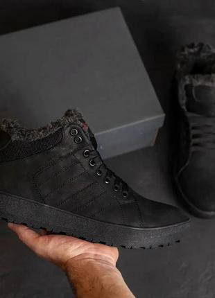 Мужские зимние кожаные ботинки e-series1 фото