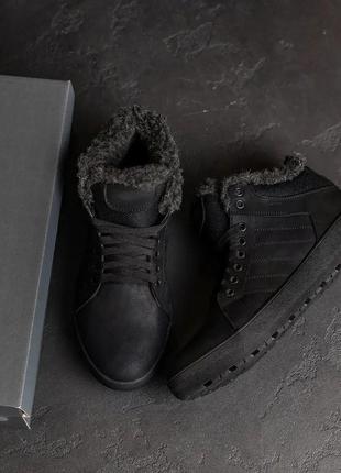 Мужские зимние кожаные ботинки e-series6 фото