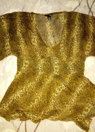 Шикарная кофточка блуза туника h&m 44-46р