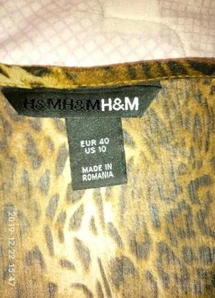 Шикарна кофточка блуза туніка h&m 44-46р3 фото