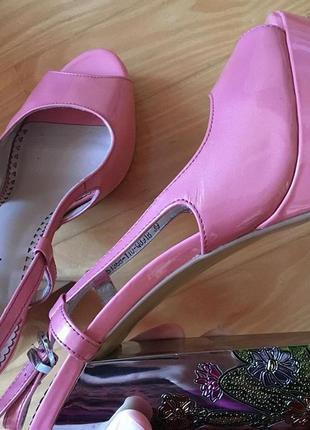 Туфли розовые на каблуке 14 см4 фото