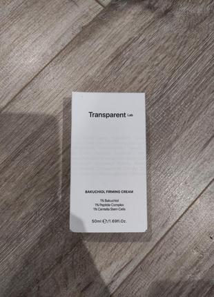 Transparent-lab bakuchiol firming cream зміцнюючий крем для обличчя 50мл