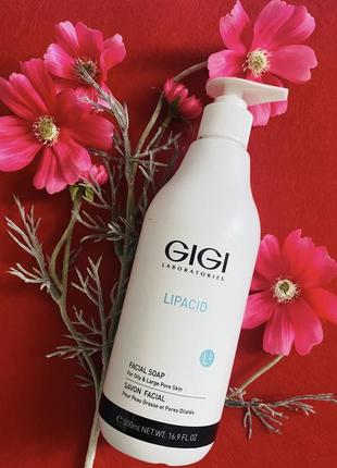 Gigi lipacid soap. джи джи мило ліпацид для проблемної, жирної шкіри. розлив від 50 ml1 фото