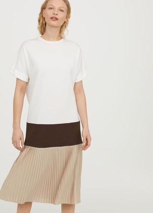 Сукні/футболка/oversaize/оверсайз/міді/color block h&m