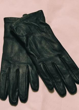 Кожаные перчатки  от  marks & spencer