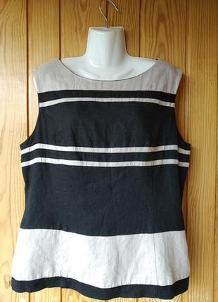 Майка на подкладке из льна