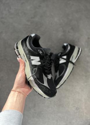 Женские кроссовки new balance 2002r black 36-37-38-39-40-41