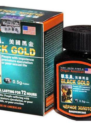 Американське чорне золото (usa black gold) — препарат для потенції 7trav