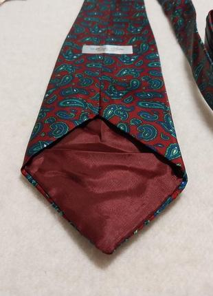 Високоякісна стильна брендова краватка misto seta made in italy 🇮🇹6 фото