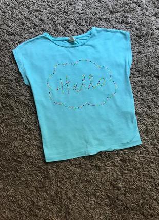 Футболка zara 9-10 рок