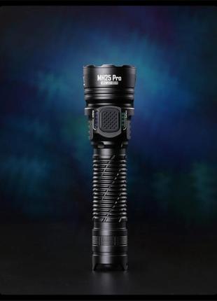 Ручний далекобійний тактичний ліхтар nitecore mh25 pro (3300люмен, 705м, 5300маг, usb type-c)