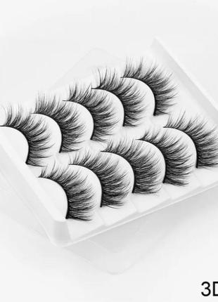 Набор накладных ресниц ( 5 пар)