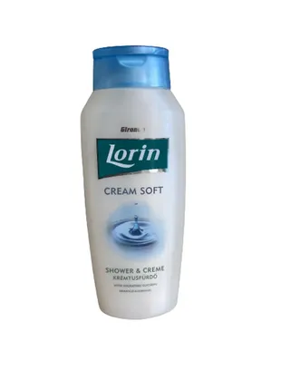 Крем- гель для душу lorin cream soft м'який крем 300 мл угорщина 8шт/ящ