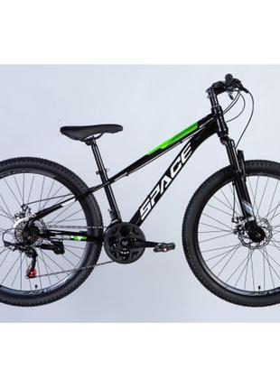 Велосипед st 26" space gtr, рама 13, черный с зеленым (ops-sp-26-005)