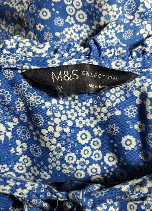 ❤️отличная вискозная блуза m&amp;s3 фото