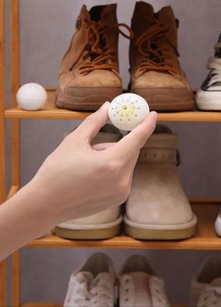 Дезодирующие освежающие шарики для обуви