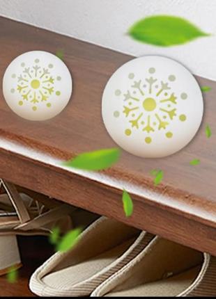 Дезодирующие освежающие шарики для обуви