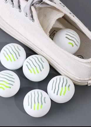 Дезодирующие освежающие шарики для обуви