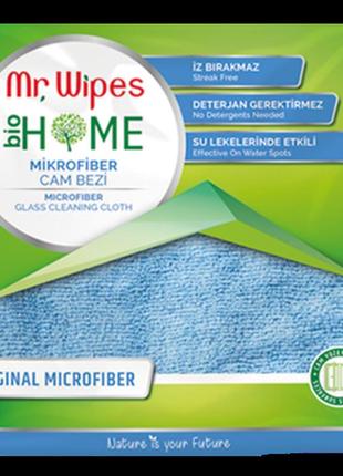 Серветка з мікрофібри для скла та дзеркал mr.wipes farmasi