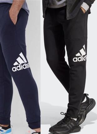 Спортивні штани adidas essentials french terry tapered cuff logo joggers ha4342