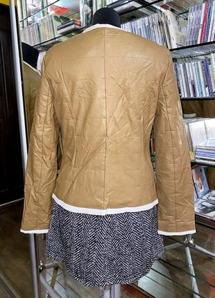 Новая женская тонкая куртка качественный кожзам3 фото